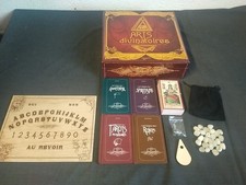 Coffret Arts Divinatoires Tarots Spiritisme Radiesthésie Runes Ed. De Vecchi !!