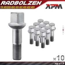 10X Boulons De Roue M12 X 1,5