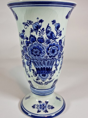 Vase céramique delft bleu - céramique,