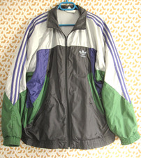 Veste Adidas nylon Anthracite 90'S Polyamide Vintage Homme Jacket - 186 / XL