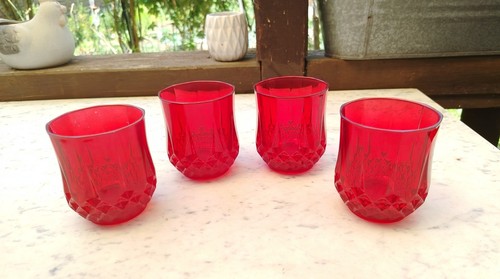 Verre whisky rubis cristal - 4,