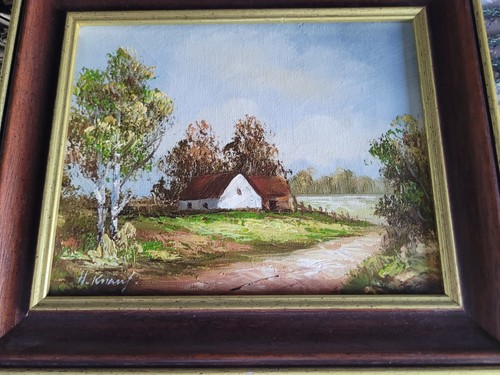 Tableau peinture ancienne - peinture,