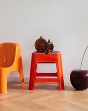 Axel, le tabouret orange