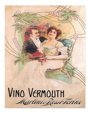 Art mural vintage art nouveau