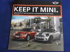 catalogue accessoires mini coupé  / mini roadster /  john cooper works 2012