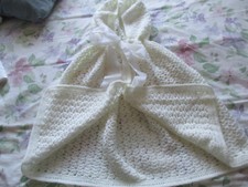 layette burnous avec capuche