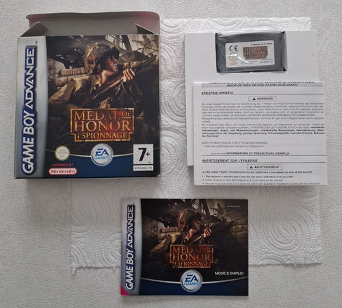 Medal honor espionnage gba - medal,