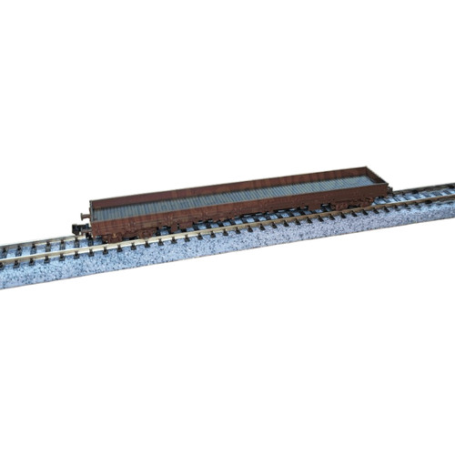 Wagon plat res rebords bas - plat,