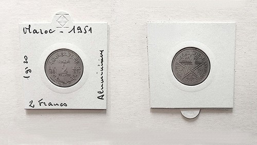 Maroc pièce monnaie - maroc-,