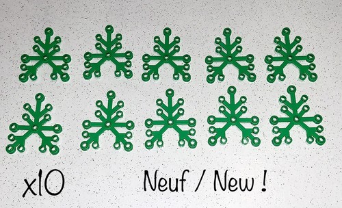 10x lego 2417 - -, feuilles