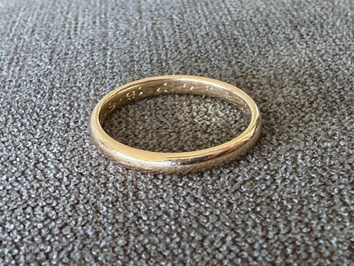 Anneau jaune carats - or, 18