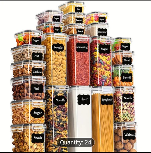 24pcs airtight food - food, containers