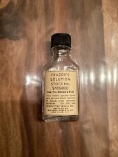 US WW2 FRAZER SOLUTION BOTTLE ORIGINAL - MEDICAL DEPARTMENT