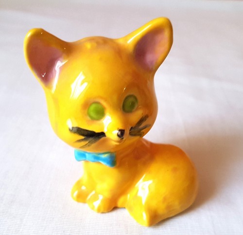 Figurine chat céramique - -figurine, en