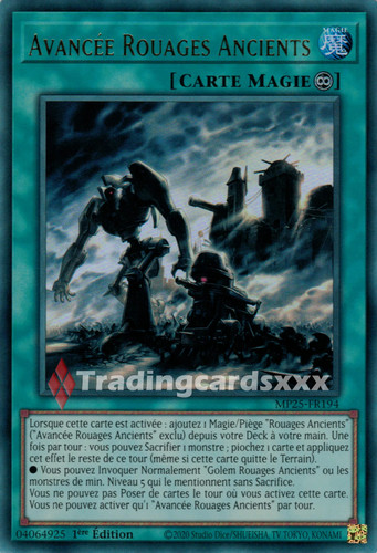 Avancée rouages - yu-gi-oh!,