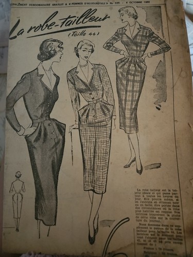 Ancien patron couture femme - ancien,