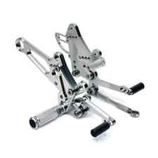 CNC Aluminium Commandes Reculées Rearsets pour Ducati DIAVEL 2011 2012 2013 2014