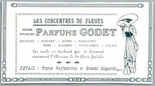 1910's Parfums Godet Concentré de Fleurs Rose Violette Publicité Ancienne Ad