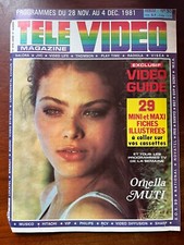 Télé Magazine 28/11/1981; Ornella Muti/ Jean Marais/ Alain Delon-V. Jannot