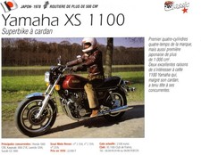 Fiche moto yamaha - :, xs