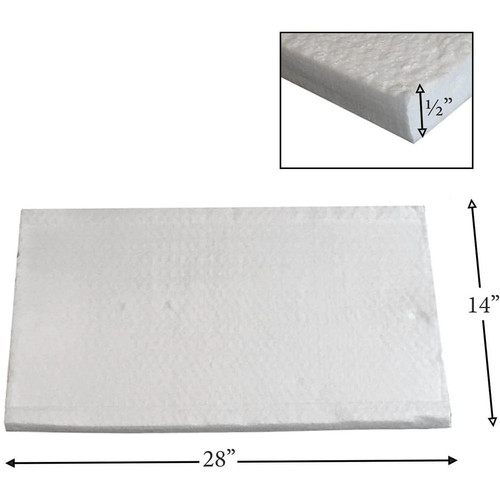 Jotul f600 baffle insulation - baffle,