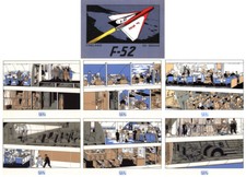 CHALAND PORTFOLIO F-52  999 ex. n°/signésENTIÈREMENT IMPRIMÉ EN SERIGRAPHIE 1986