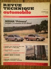 Revue Technique Automobile NISSAN Primera moteurs 1.6 Essence et 2.0 Diesel