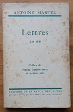 026232 - Lettres 1924-1931 (Antoine Martel) [courrier,echange,litterature]