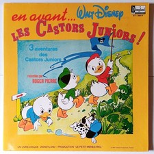 DISNEY "En Avant Les Castors Juniors", Vinyl Livre-Disque LP 33t, 1978