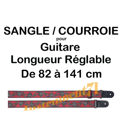 Sangle guitare nylon - 1,