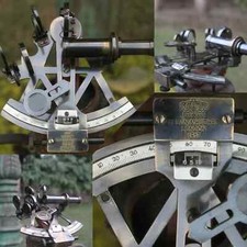 Sextant en laiton massif