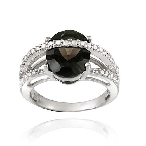 Bague croisée argent 925 - en,