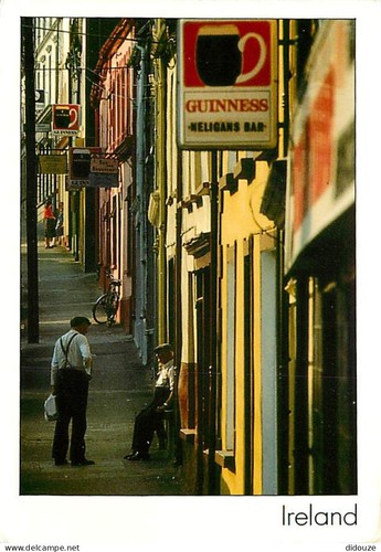 Carte postale irlande rue - carte,