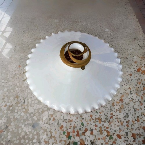 Abat jour plafonnier verre - abat, ,plafonnier,verre