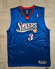 Reebok NBA Authentics Jersey Allen Iverson Sixers 48