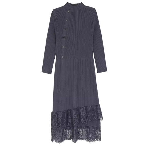 Femme tricoté robe dentelle - femme,