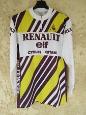 Maillot cycliste RENAULT ELF CYCLES GITANE 1981 Bernard HINAULT vintage shirt XL