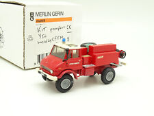 Kit Monté 1/50 - Mercedes Unimog CFFM Pompiers Sides