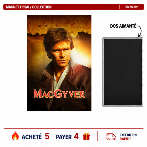 Magnet frigo macgyver série - ,