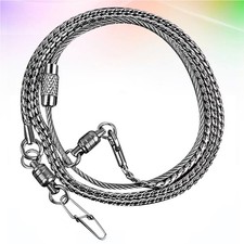  Chaîne de pied en acier inoxydable Chaîne de cheville en métal Anti-Off Anklet