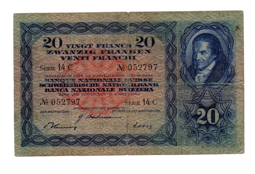 Suisse switzerland billet - suisse,