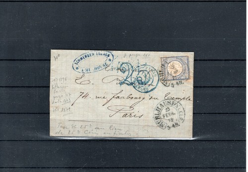 Lettre allemagne elsass - allemagne,