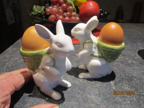 Grand lapin faïence - 1,