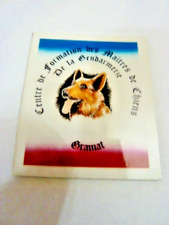 MAGNET CHIEN BERGER ALLEMAND /FORMATION  MAITRE CHIEN GENDARMERIE/BRAMAT/4 X 5 c
