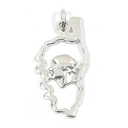 Pendentif carte pays - carte,