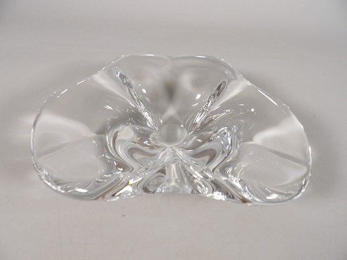 Cendrier cristal signé - cristal,