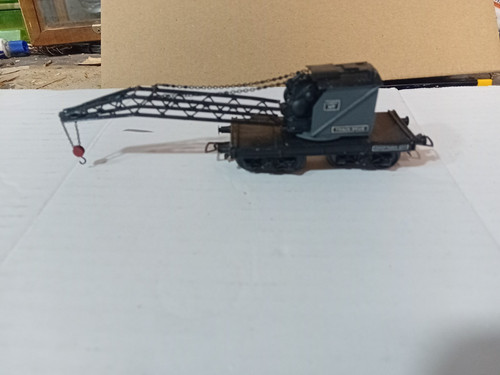 Maquette wagon grue echelle - wagon,