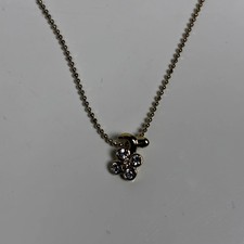 Courreges collier fleur dorée