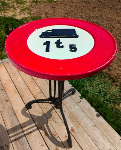 Table bistrot style art - table,