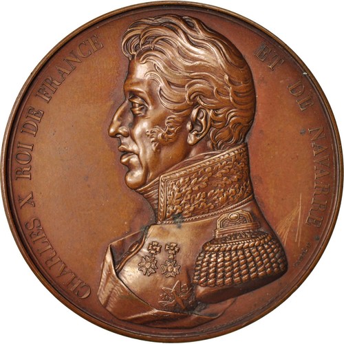 France medal charles x - france,, medal,